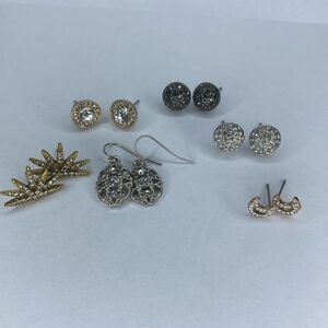 Bundle (6) Sparkly Shimmery Earrings